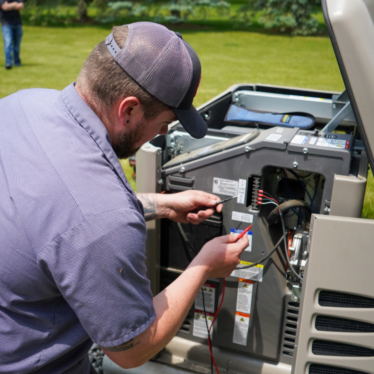 Eric Dale Heating and Air conditioning technician providing Customer serves that has a %99 customer Satisfaction